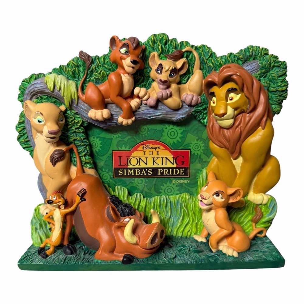 Vintage Disney Lion King 3D Photo Frame Simbas Pride New Without Box 3.5"x5"